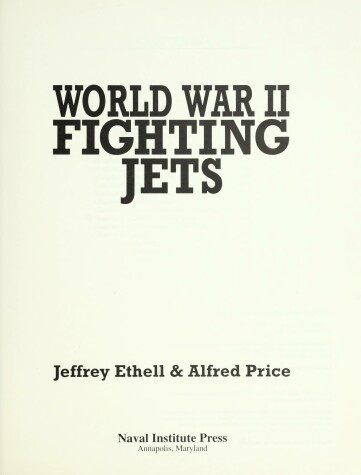 Book cover for World War II Fighting Jets
