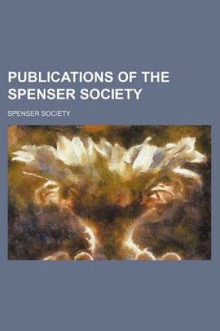 Cover of Publications of the Spenser Society