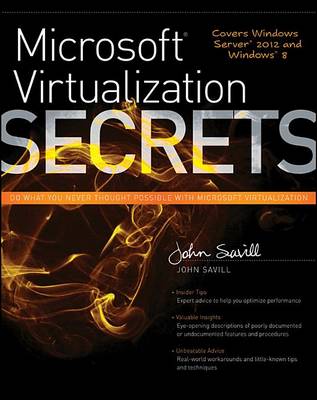 Book cover for Microsoft Virtualization Secrets