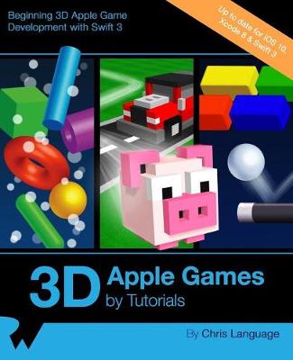 Book cover for 3D Apple Games by Tutorials