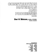 Book cover for Construction Materials and Processes