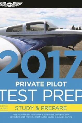 Cover of Private Pilot Test Prep 2017 Book and Tutorial Software Bundle