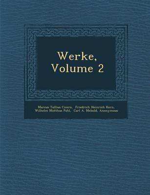 Book cover for Werke, Volume 2