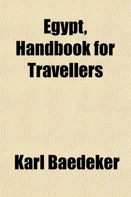 Book cover for Egypt, Handbook for Travellers