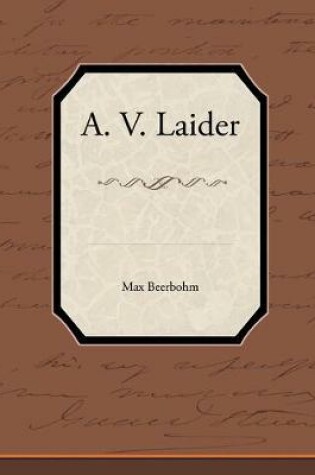 Cover of A V Laider