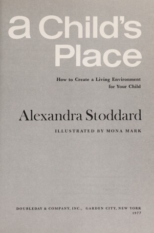 Cover of A Child's Place