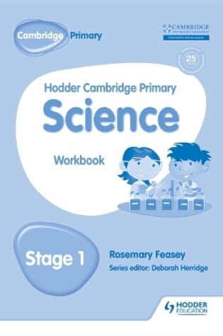 Cover of Hodder Cambridge Primary Science Workbook 1