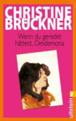 Book cover for Wenn Du Geredet Hattest,Desdemona