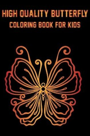 Cover of Butterfly Coloring Book For Kids