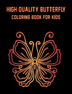 Book cover for Butterfly Coloring Book For Kids