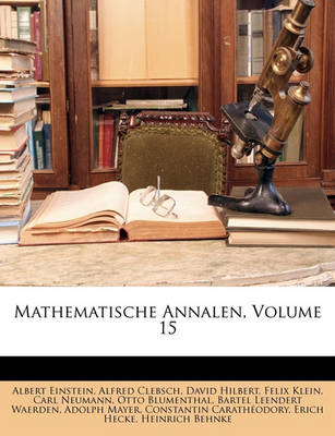 Book cover for Mathematische Annalen, Volume 15