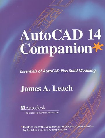 Book cover for AutoCad 14 Companion