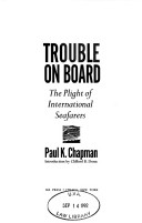 Book cover for Trouble on Board CB