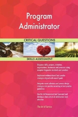 Cover of Program Administrator Critical Questions Skills Assessment