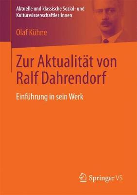 Cover of Zur Aktualität von Ralf Dahrendorf
