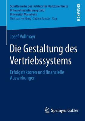 Book cover for Die Gestaltung des Vertriebssystems