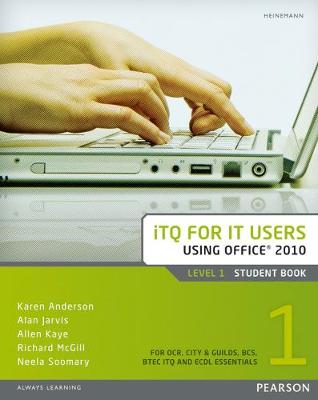 Book cover for ITQ for IT Users Level 1 Student Book Office 2010