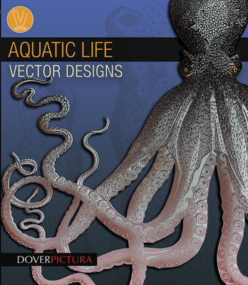 Book cover for Aquatic Life Vector Designs