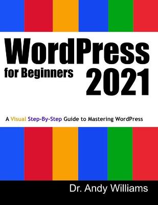 Book cover for WordPress for Beginners 2021