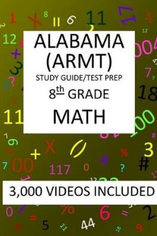 Cover of 8th Grade ALABAMA ARMT, 2019 MATH, Test Prep