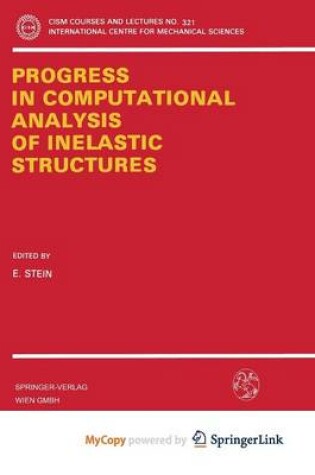 Cover of Progress in Computational Analysis of Inelastic Structures