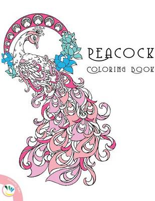 Book cover for Peacock Coloring Book