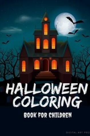 Cover of Halloween Coloring Book For Children