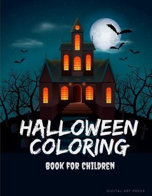 Book cover for Halloween Coloring Book For Children