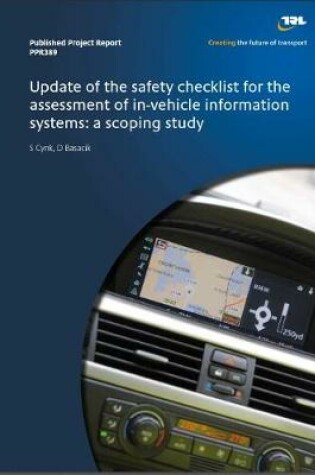 Cover of Update of the safety checklist for the assessment of the in-vehicle information systems.