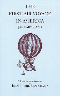 Book cover for The First Air Voyage in America