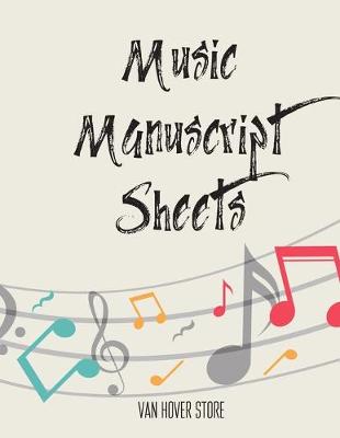 Book cover for Music Manuscript Sheets