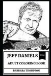 Book cover for Jeff Daniels Adult Coloring Book