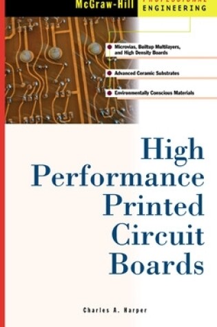 Cover of High Performance Printed Circuit Boards