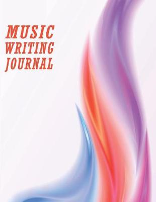 Book cover for Music Writing Journal