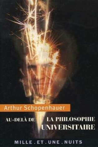 Cover of Au-Dela de La Philosophie Universitaire