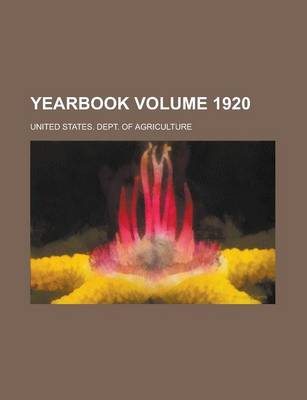 Book cover for Yearbook Volume 1920