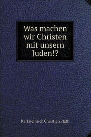 Cover of Was machen wir Christen mit unsern Juden!?