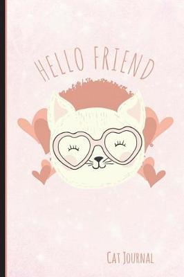 Book cover for Hello Friend Cat Journal