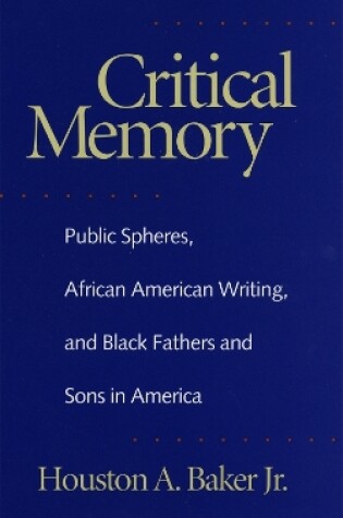 Cover of Critical Memory