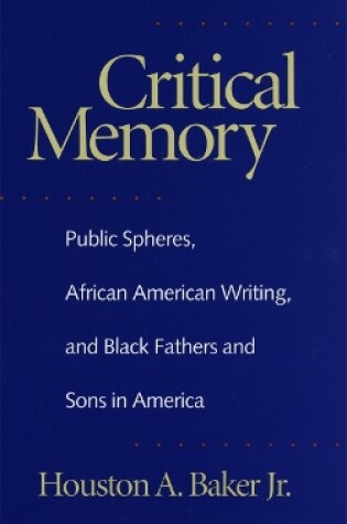 Cover of Critical Memory