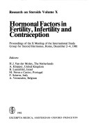 Book cover for Hormonal Factors in Fertility, Infertility and Contraception