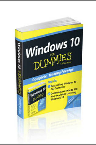 Cover of Windows 10 For Dummies Book + Online Videos Bundle