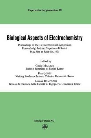 Cover of Biological Aspects of Electrochemistry