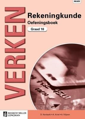 Cover of Verken Rekeningkunde: Grade 10: Werkboek