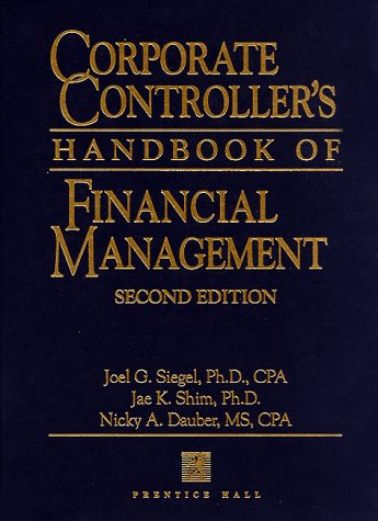 Book cover for Corporate Controllers Handbook of Financial Management