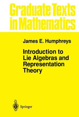 Cover of Introduction to Lie Algebras and Representation Theory