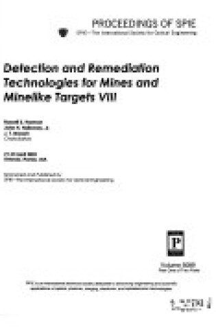 Cover of Detection & Remediation Tech Mines Minelike V11