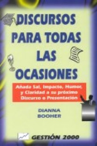 Cover of Discursos Para Todas Las Ocasiones