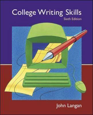 Book cover for College Writing Skills