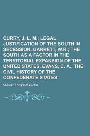 Cover of Curry, J. L. M